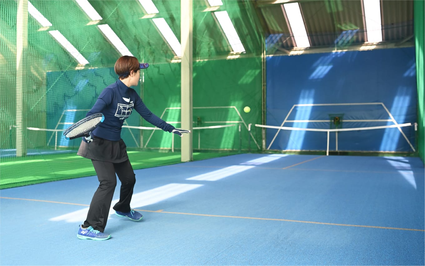 サンシャインテニスプラザ様 オートテニス